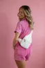 Slim Front Pocket Sling Bag for Women in White | TG10421-WHITE sold by Glik’s