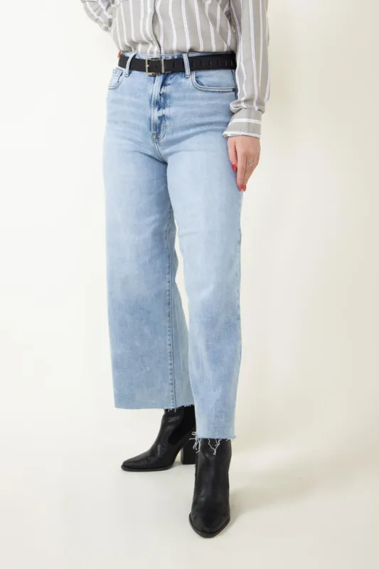 Hidden Nori High Rise Wide Leg Cropped Jeans for Women | HD9142C-LT sold by Glik’s