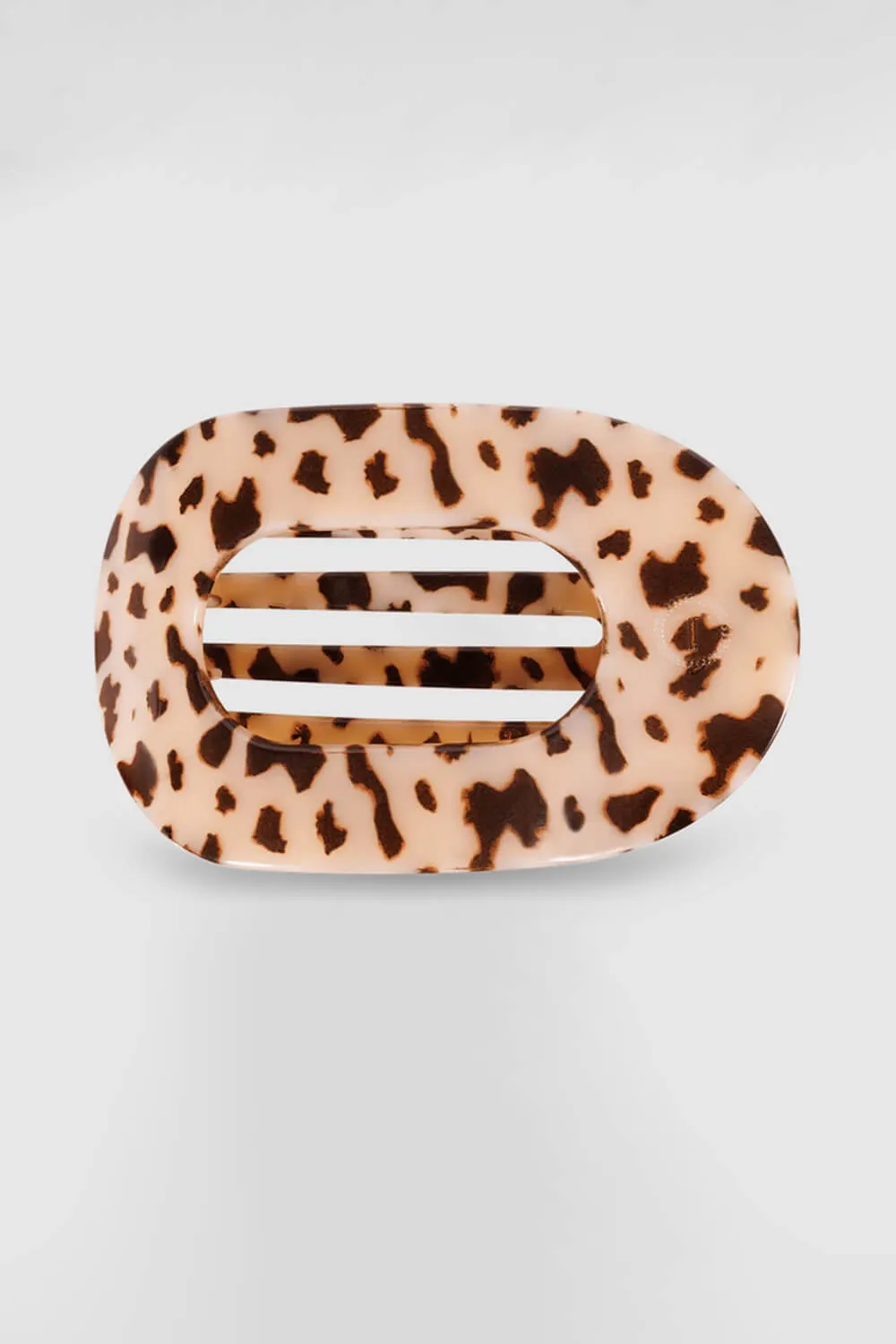 Teleties Large Flat Round Hair Clip in Blonde Tortoise | TT-FCL01-023 sold by Glik’s product image thumbnail 3