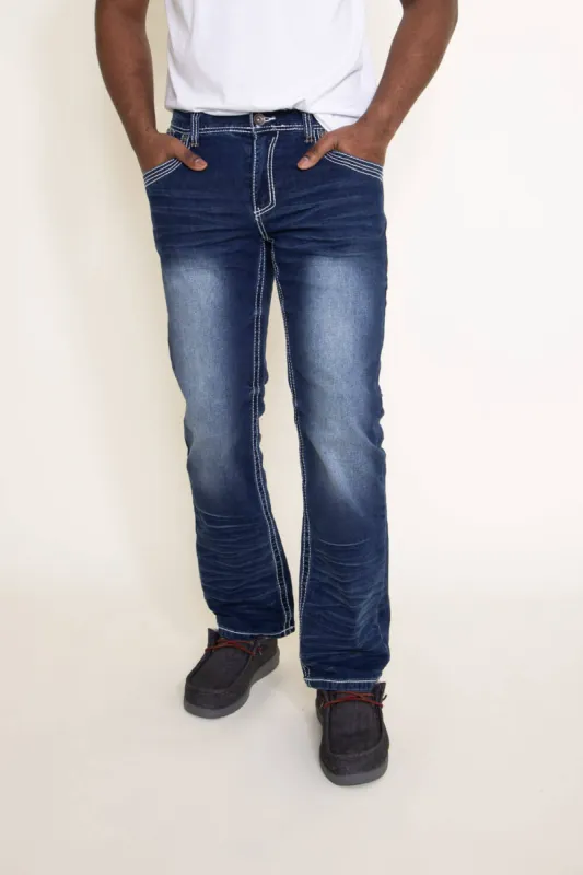 True Luck Livingston Bootcut Stretch Jeans for Men | TL17150055 sold by Glik’s
