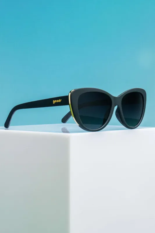goodr Its Noir, Darling Sunglasses in Black | G00279-GG-BK1-GR made by Goodr