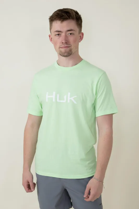 Huk Fishing Huk Logo T-Shirt for Men in Green | H1000390-374-PATINAGREEN sold by Glik’s