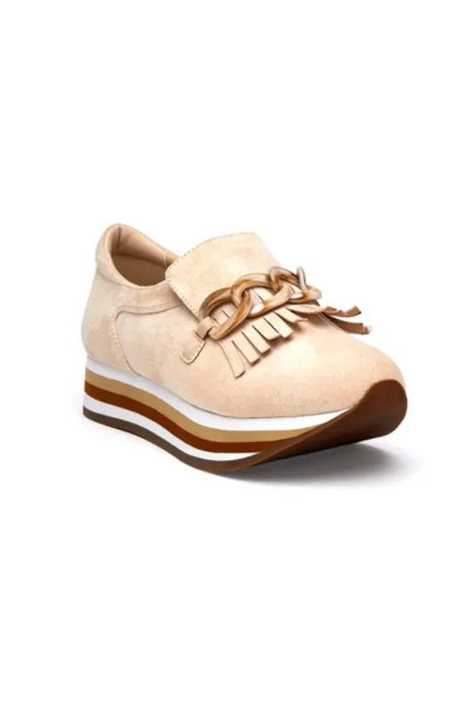 Coconuts by Matisse Bess Platform Loafers for Women in Ivory | BESS-IVORY sold by Glik’s