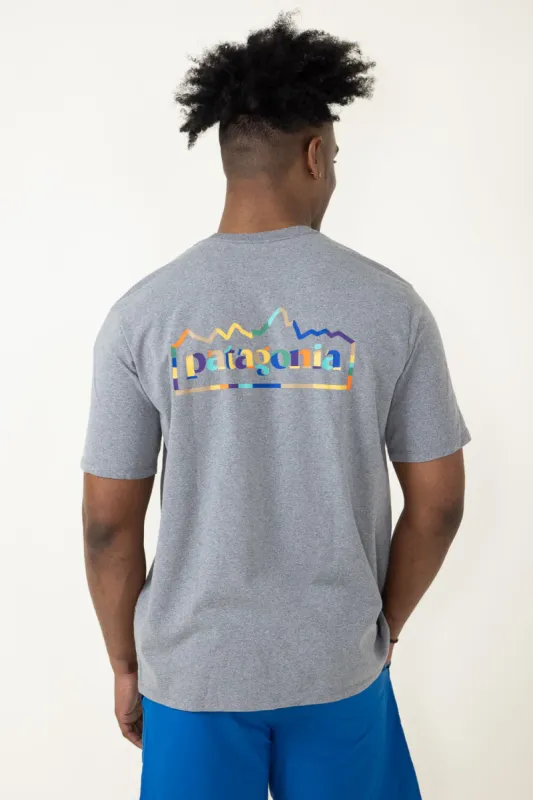Patagonia Men’s Unity Fitz Responsibili-Tee T-Shirt in Grey | 37768-GLH sold by Glik’s