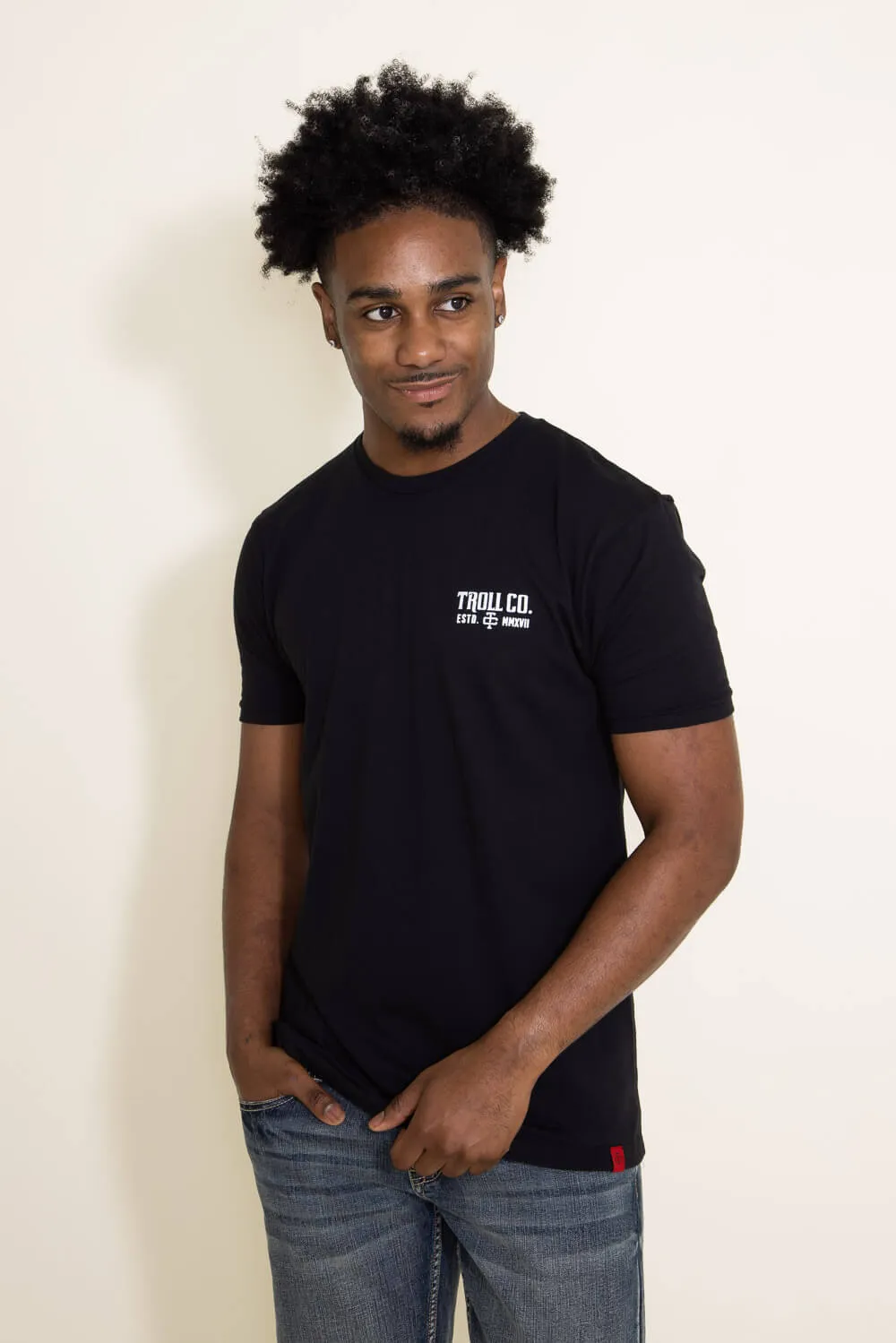Troll Co Pay Me T-Shirt for Men in Black | TC0585-BLACK sold by Glik’s product image thumbnail 2
