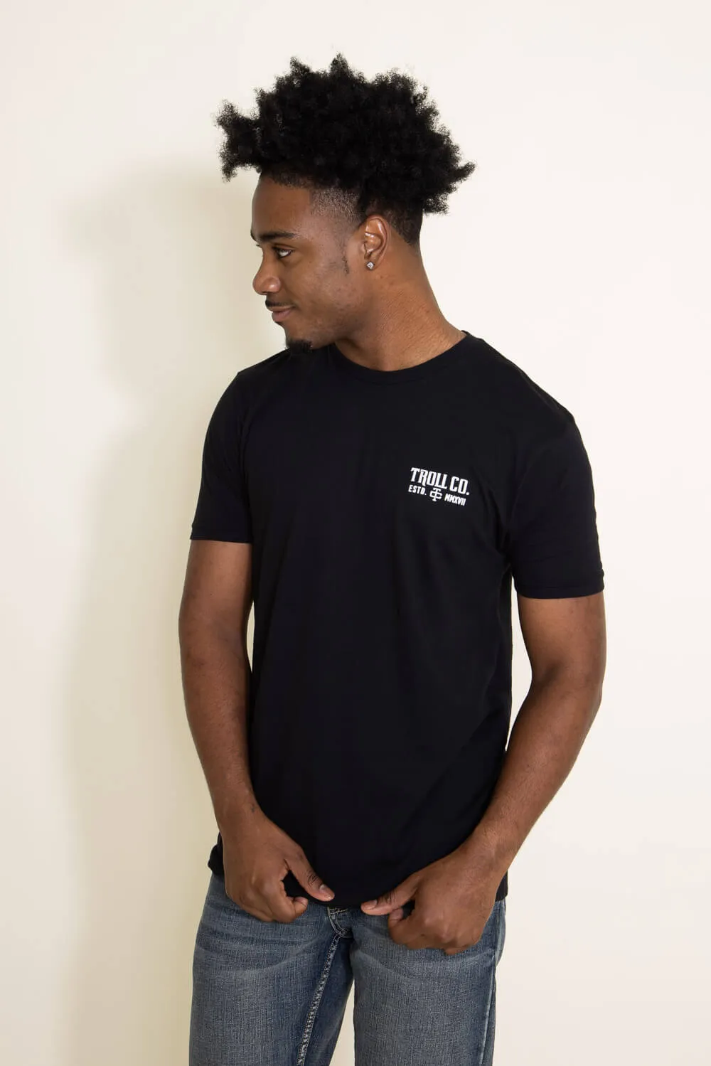 Troll Co Pay Me T-Shirt for Men in Black | TC0585-BLACK sold by Glik’s product image thumbnail 4