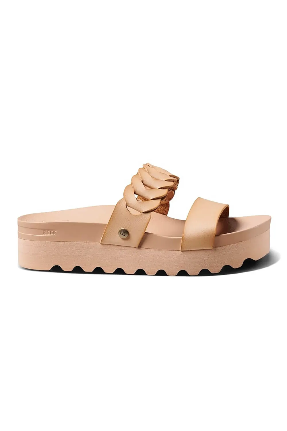 Reef Cushion Vista Hi Twist Sandals for Women in Seashell | CJ3664 sold by Glik’s product image thumbnail 3