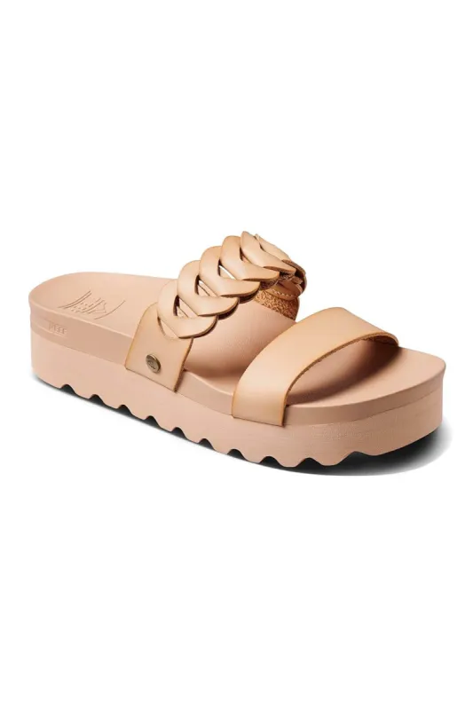 Reef Cushion Vista Hi Twist Sandals for Women in Seashell | CJ3664 made by Glik’s