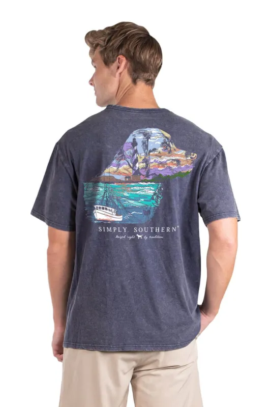 Simply Southern Lighthouse T-Shirt for Men in Grey | SC-MN-SS-LIGHTHOUSE-MOOD sold by Glik’s