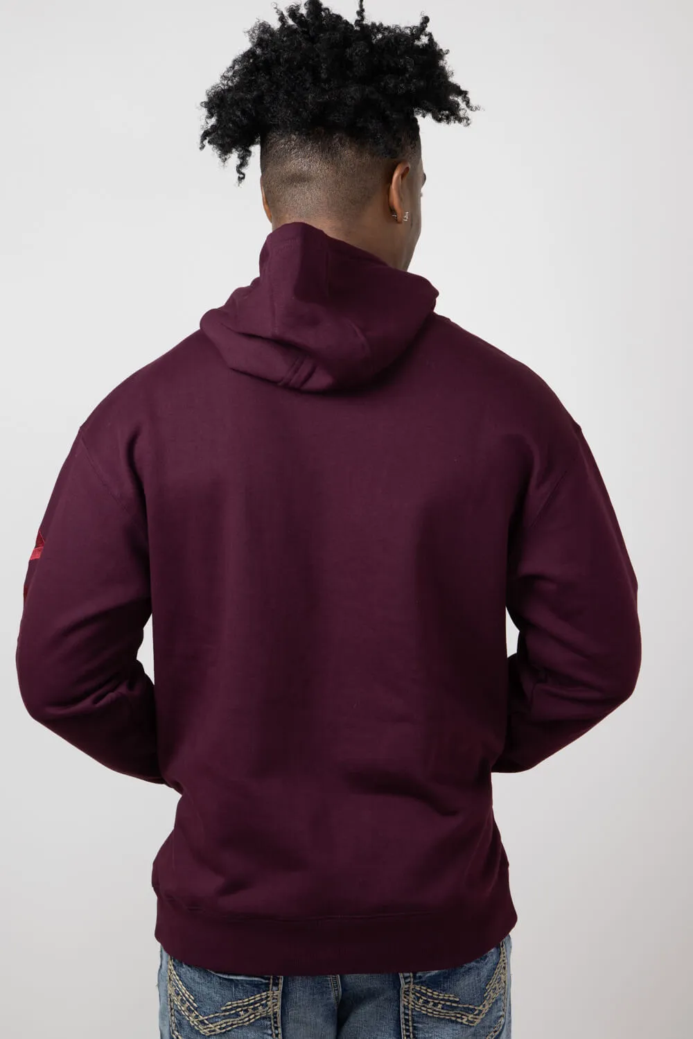 Ariat Rebar Graphic Hoodie for Men in Malbec | 10046663-MALBEC sold by Glik’s product image thumbnail 2