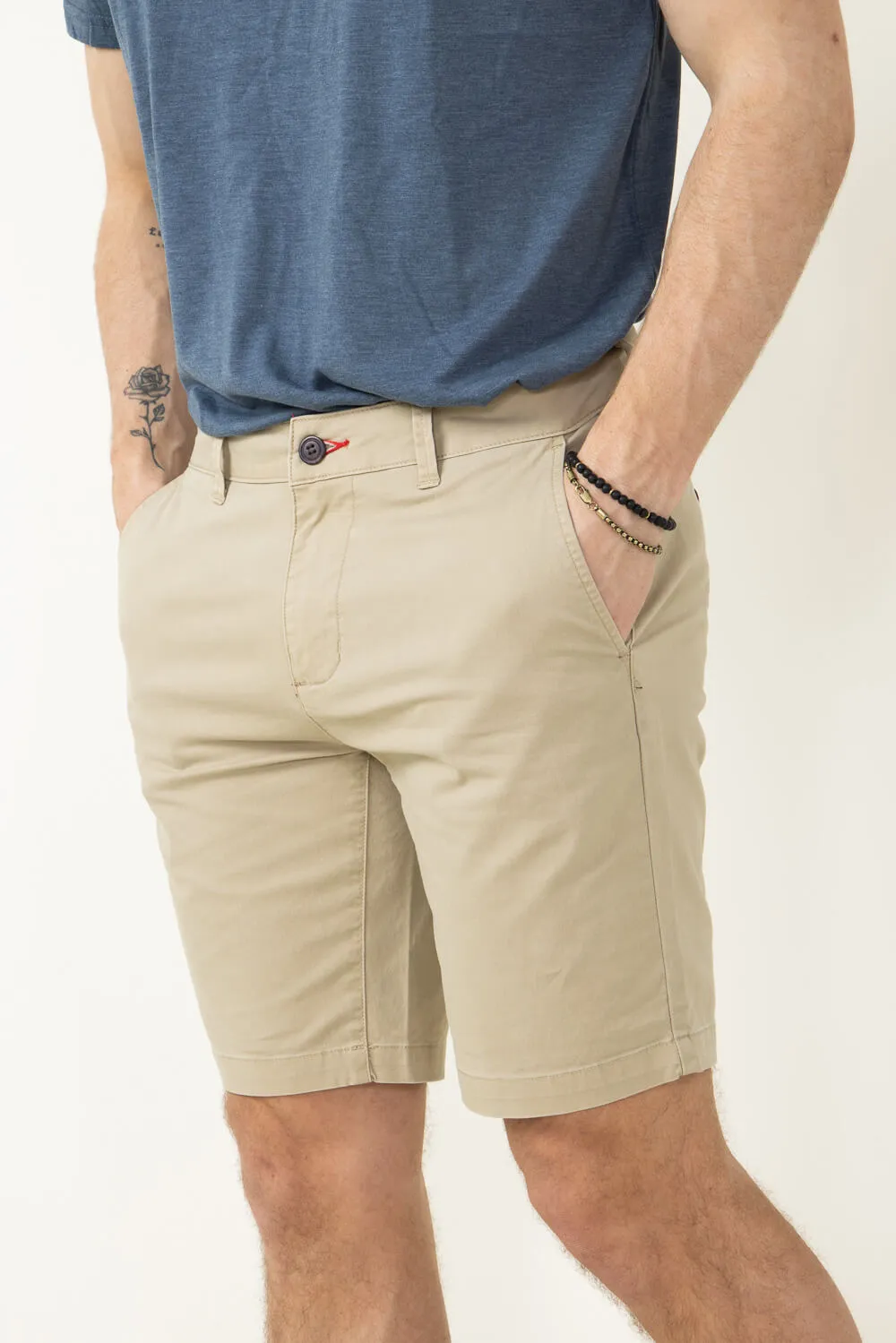1897 Original 9" Washed Twill Shorts for Men in Khaki | 4GLL1223-KHAKI sold by Glik’s product image thumbnail 5