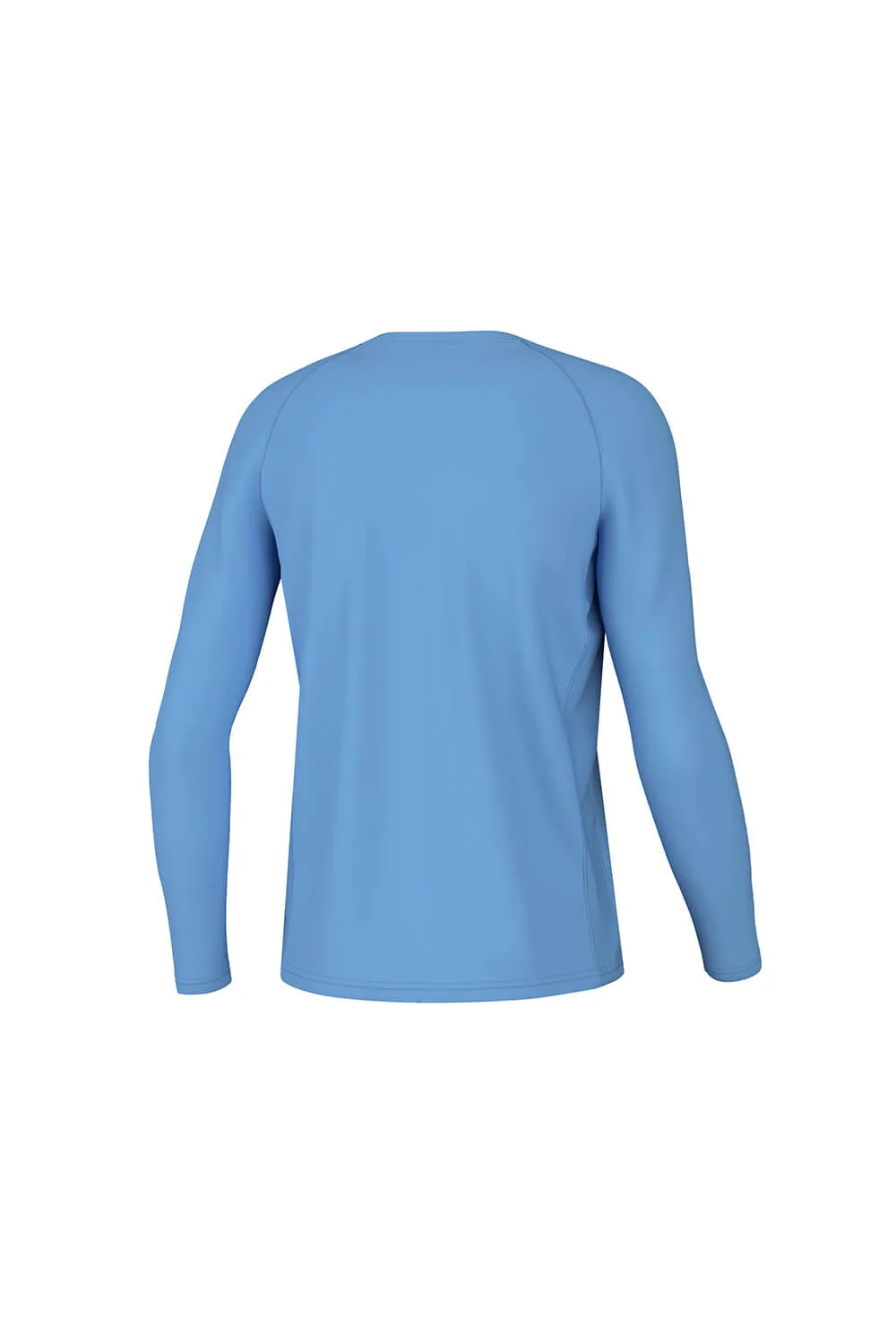 Huk Fishing Youth Stripes Pursuit Long Sleeve T-Shirt for Boys in Blue | H7120107-420 sold by Glik’s product image thumbnail 2