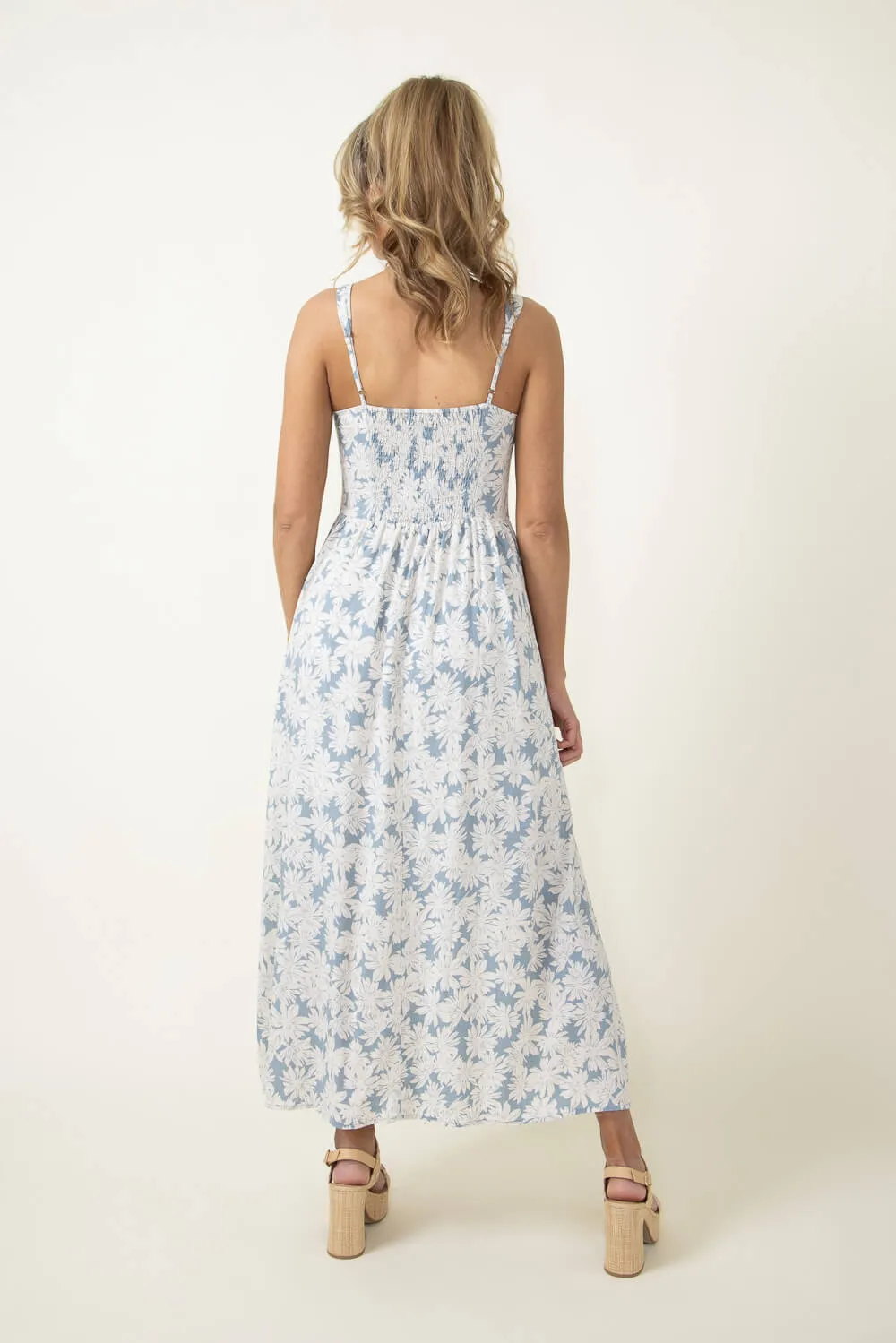 Floral Midi Dress for Women in Blue | 82967-SLATE sold by Glik’s product image thumbnail 4