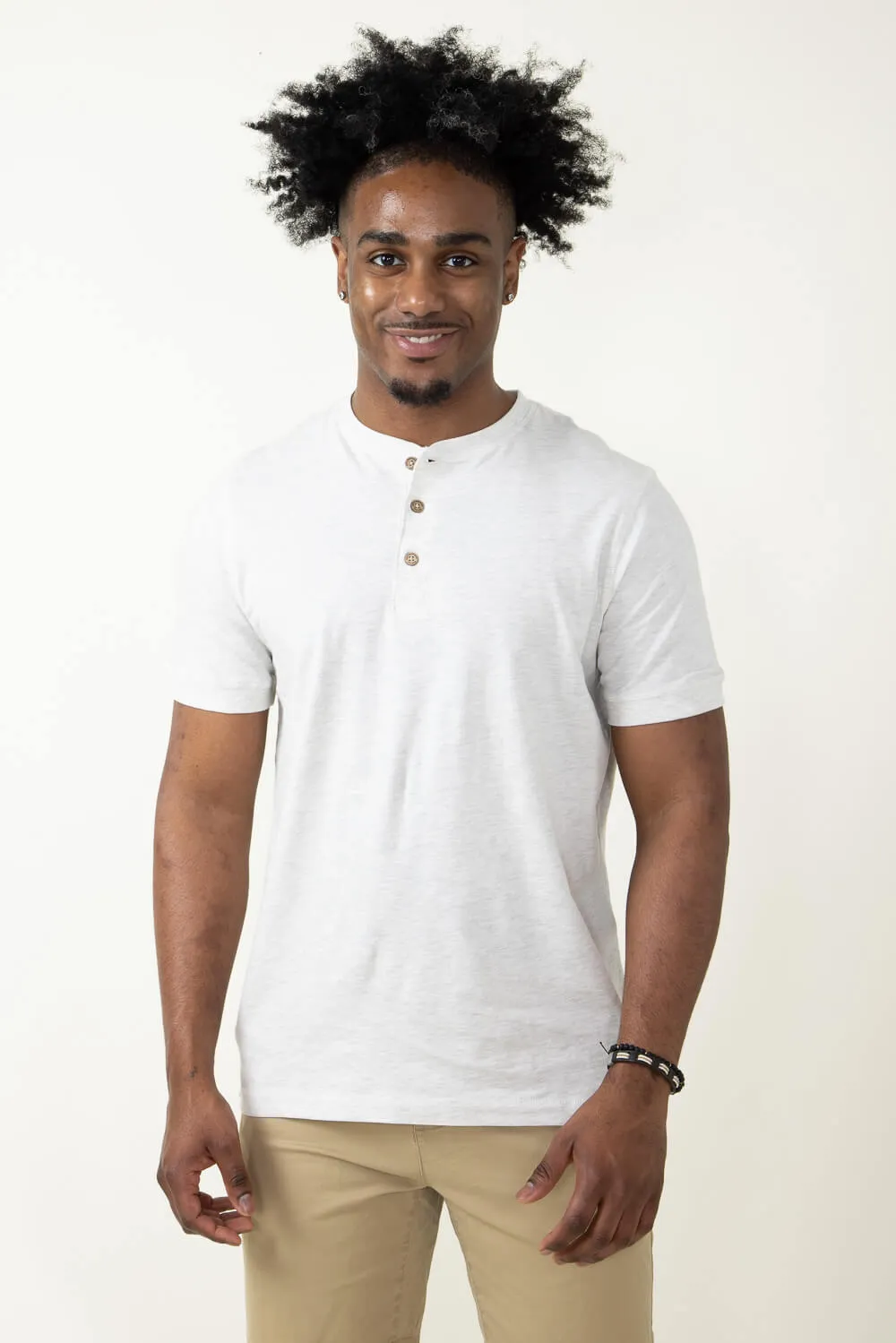 Weatherproof Vintage Henley Shirt for Men in Oatmeal | S243659GK-OATMEAL sold by Glik’s