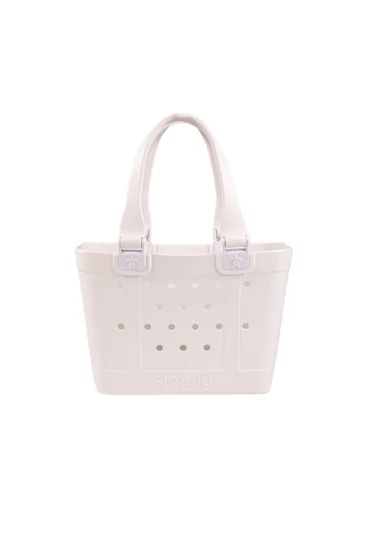 Simply Southern Mini Waterproof Tote Bag in White | PP-0123-SIMPLYTOTE-MIN-WHITE sold by Glik’s