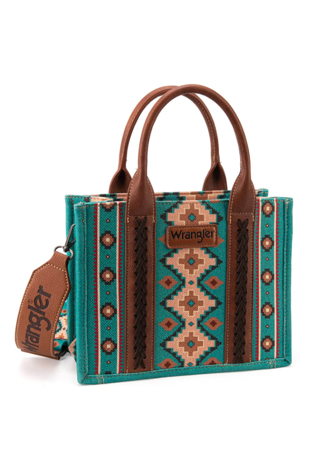 Wrangler Crossbody Tote Bag for Women in Turquoise | WG2203-8120S-TQ sold by Glik’s product image thumbnail 5