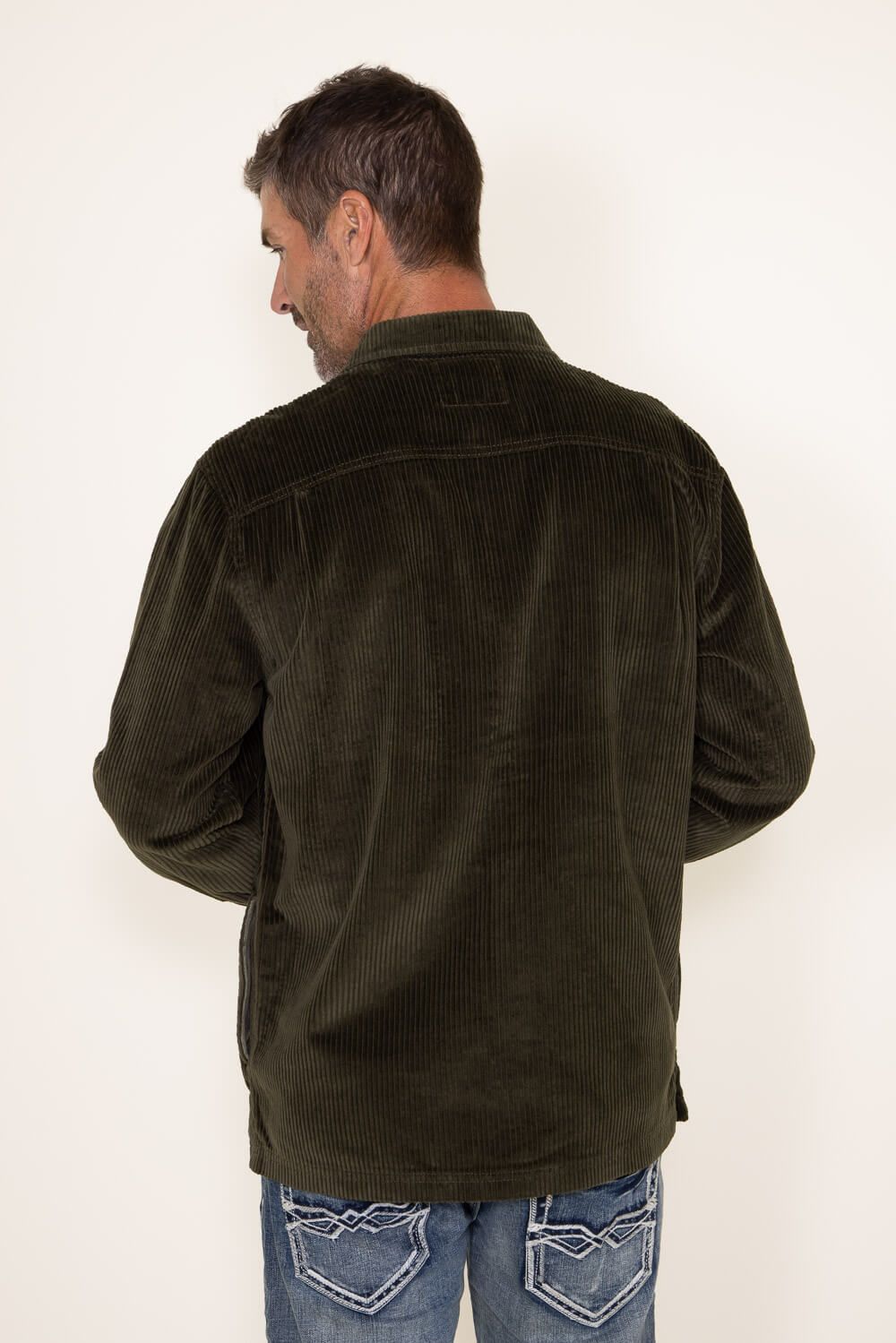 Weatherproof Vintage Corduroy Shirt Jacket for Men in Green | F2388040GK-LODEN GREEN sold by Glik’s product image thumbnail 2