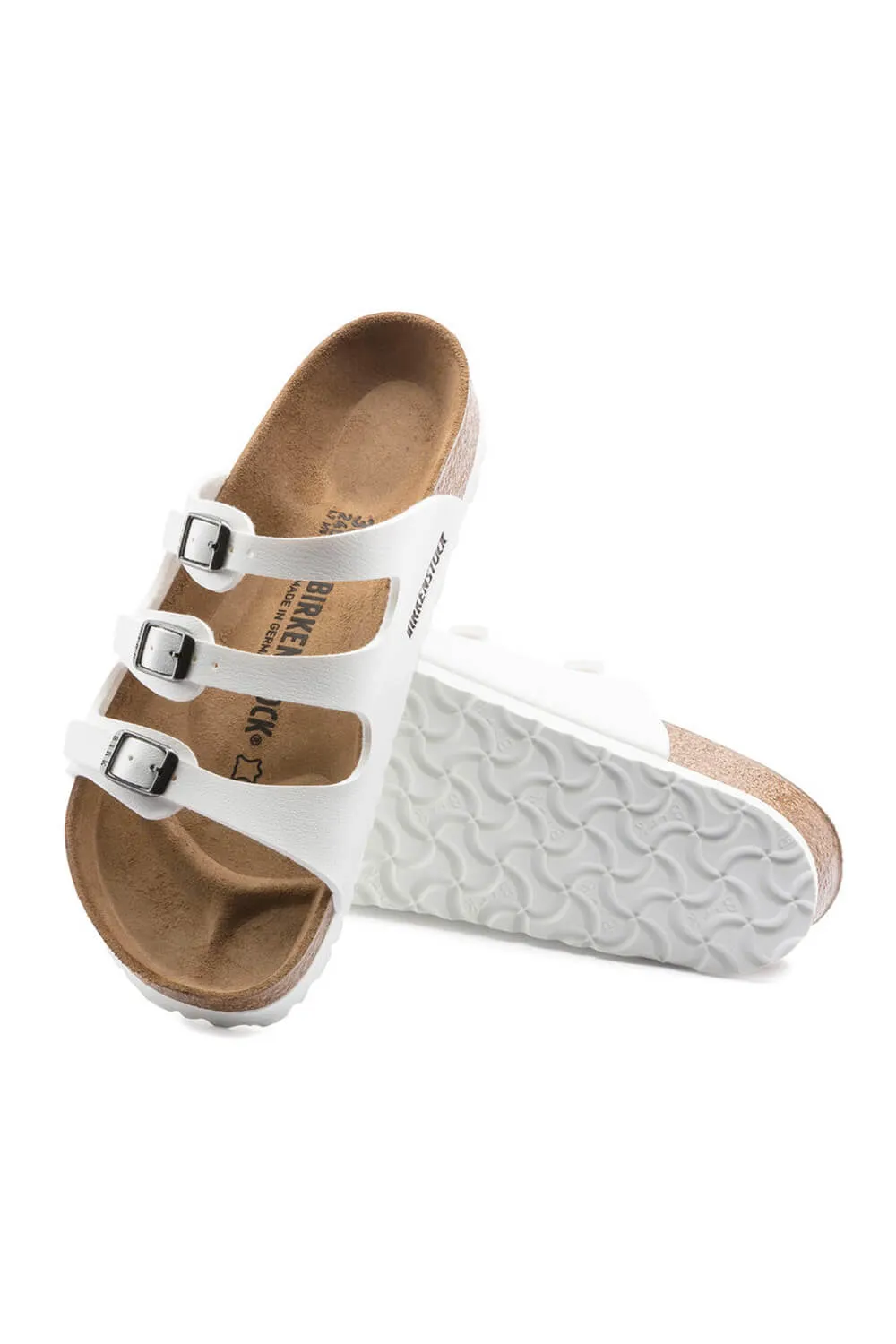 Birkenstock Florida Birko-Flor Sandals for Women in White | 1016765 sold by Glik’s product image thumbnail 3