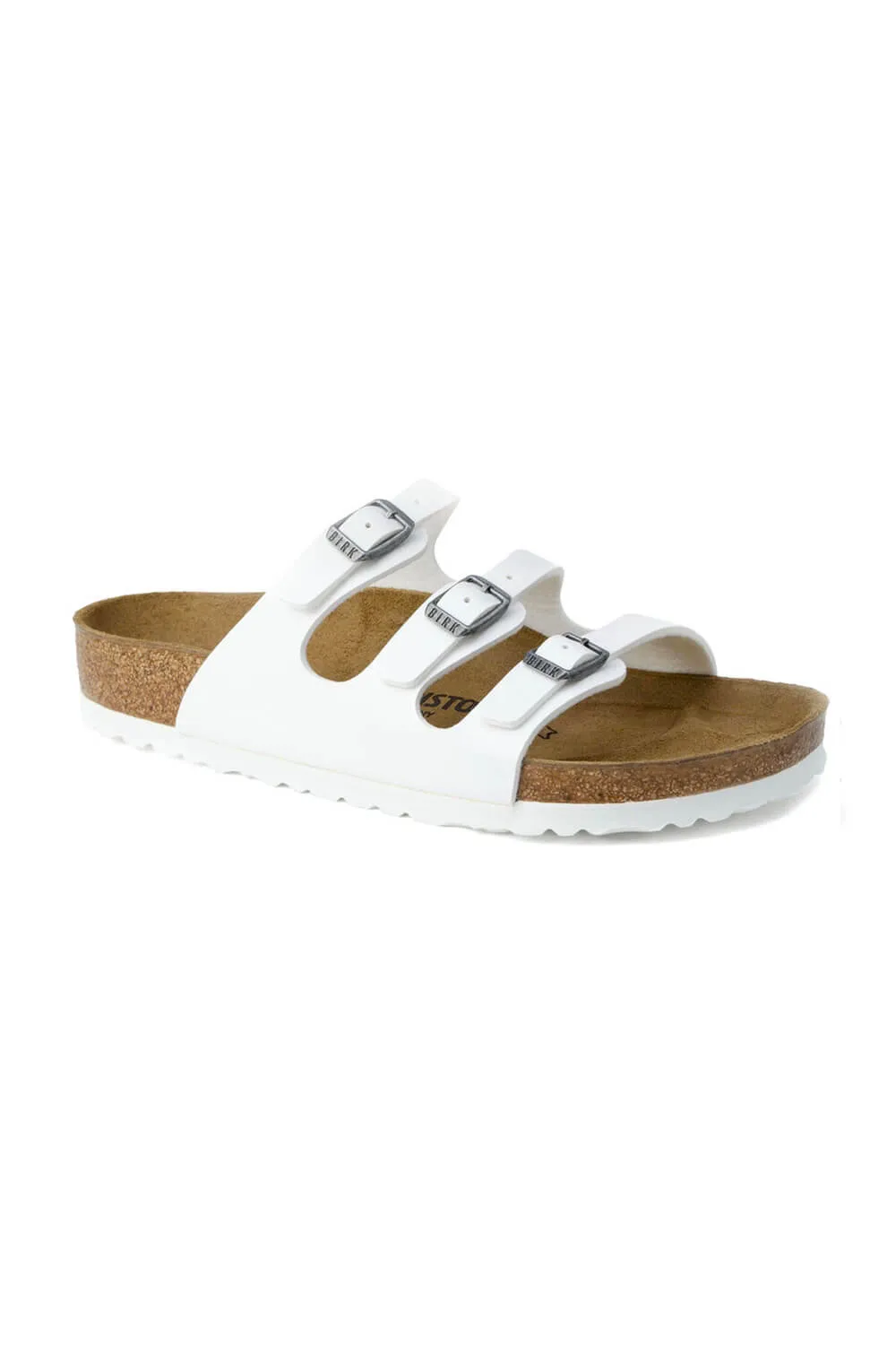 Birkenstock Florida Birko-Flor Sandals for Women in White | 1016765 sold by Glik’s
