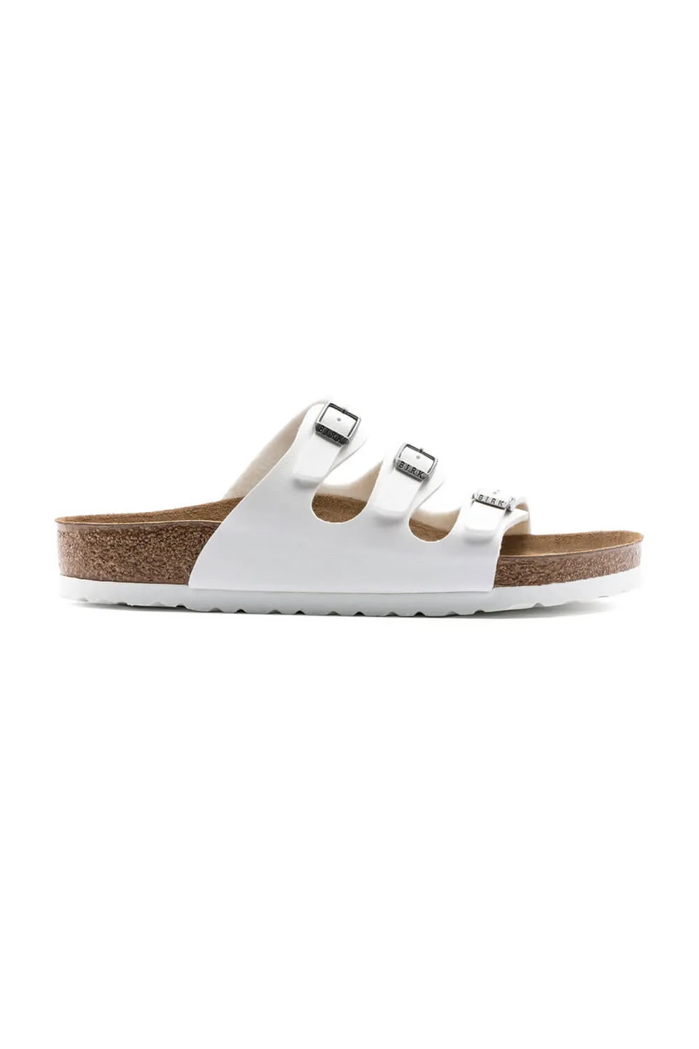 Birkenstock Florida Birko-Flor Sandals for Women in White | 1016765 sold by Glik’s product image thumbnail 4