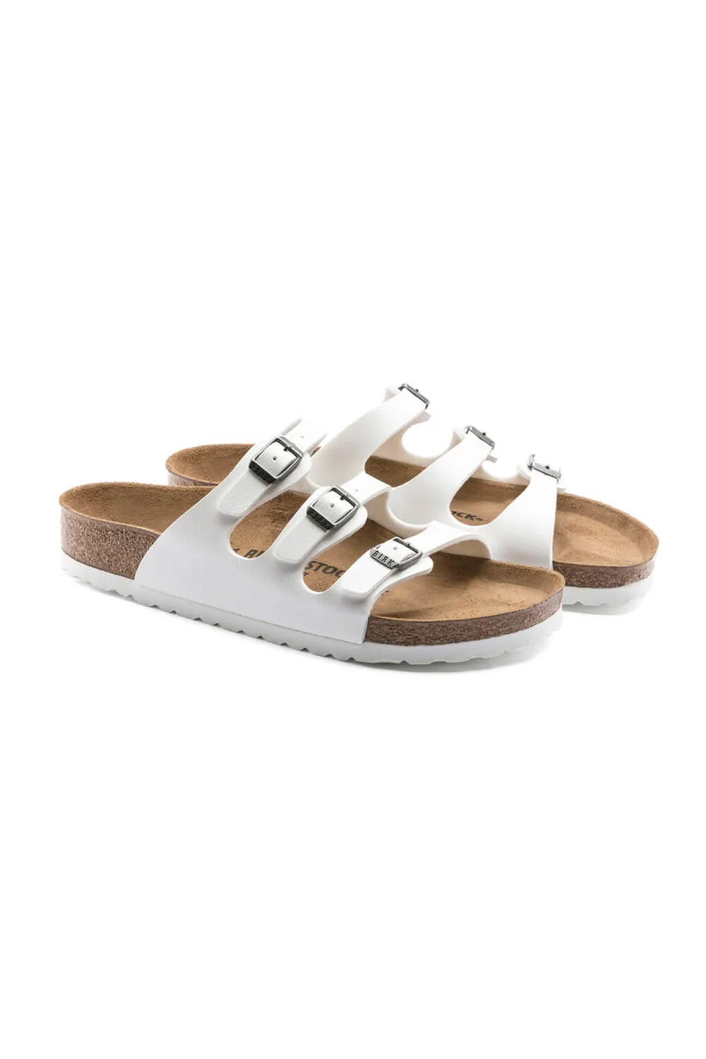 Birkenstock Florida Birko-Flor Sandals for Women in White | 1016765 sold by Glik’s product image thumbnail 2