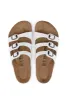 Birkenstock Florida Birko-Flor Sandals for Women in White | 1016765 sold by Glik’s