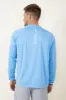 Huk Fishing Vented Pursuit Logo Graphic Long Sleeve Shirt for Men in Blue | H1200524-420-MAROLINABLUE sold by Glik’s