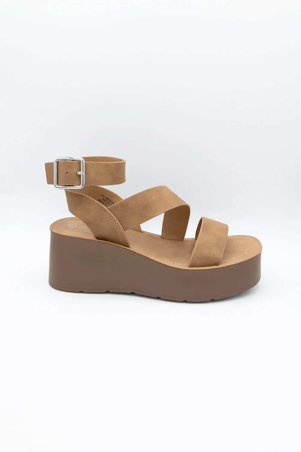 Soda Newday Platform Sandals for Women in Tan | NEWDAY-S TAN sold by Glik’s product image thumbnail 2