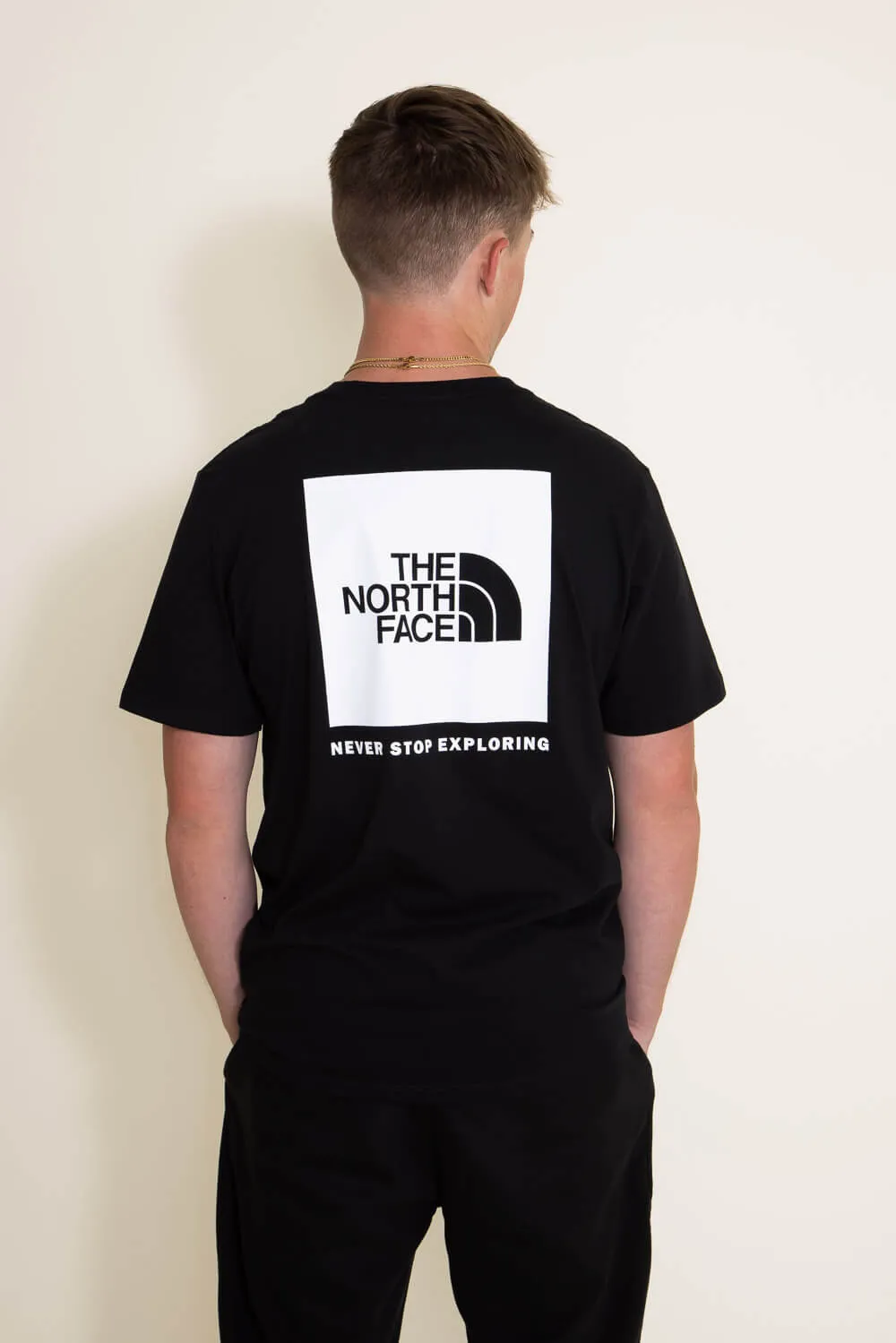 The North Face Box Logo T-Shirt for Men in Black | NF0A812H-KY4 sold by Glik’s product image thumbnail 2