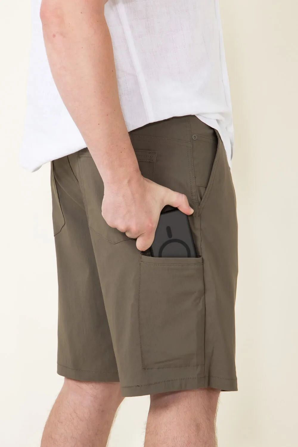 Weatherproof Vintage Utility Shorts for Men in Mushroom | W4S608EV-239MUSHROOM sold by Glik’s product image thumbnail 5