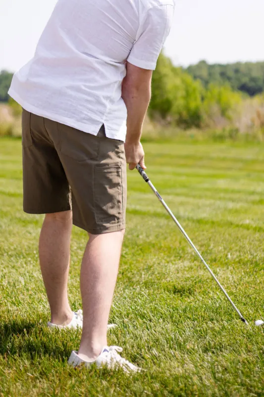 Weatherproof Vintage Utility Shorts for Men in Mushroom | W4S608EV-239MUSHROOM sold by Glik’s