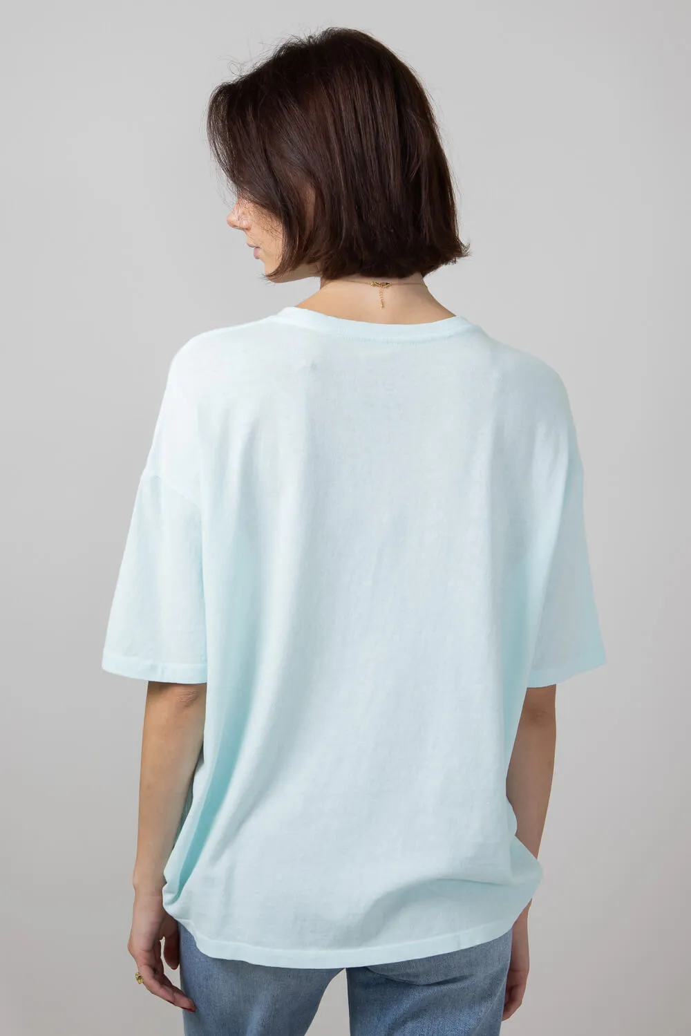 Billabong Good Vibes Oversized Graphic T-Shirt for Women in Lit Skies | 24B353428-BEK0 sold by Glik’s product image thumbnail 3