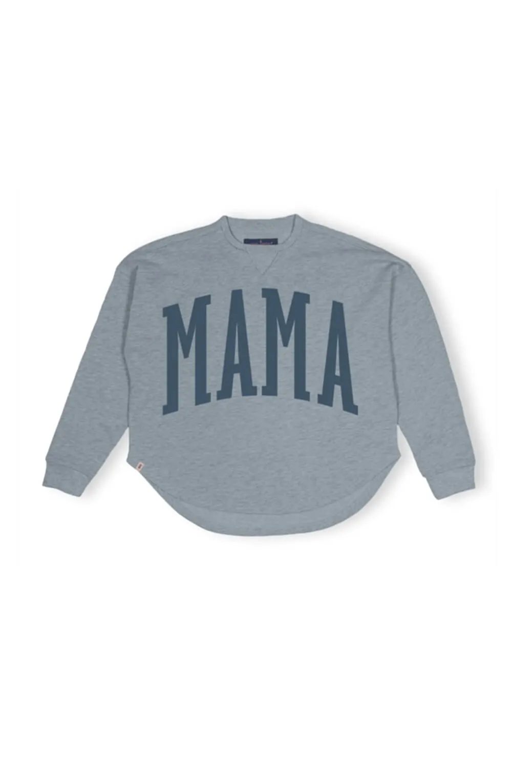 Simply Southern Mama Boxy Crewneck Pullover for Women in Blue | BOXY-PULL-MAMA-STORM sold by Glik’s product image thumbnail 2