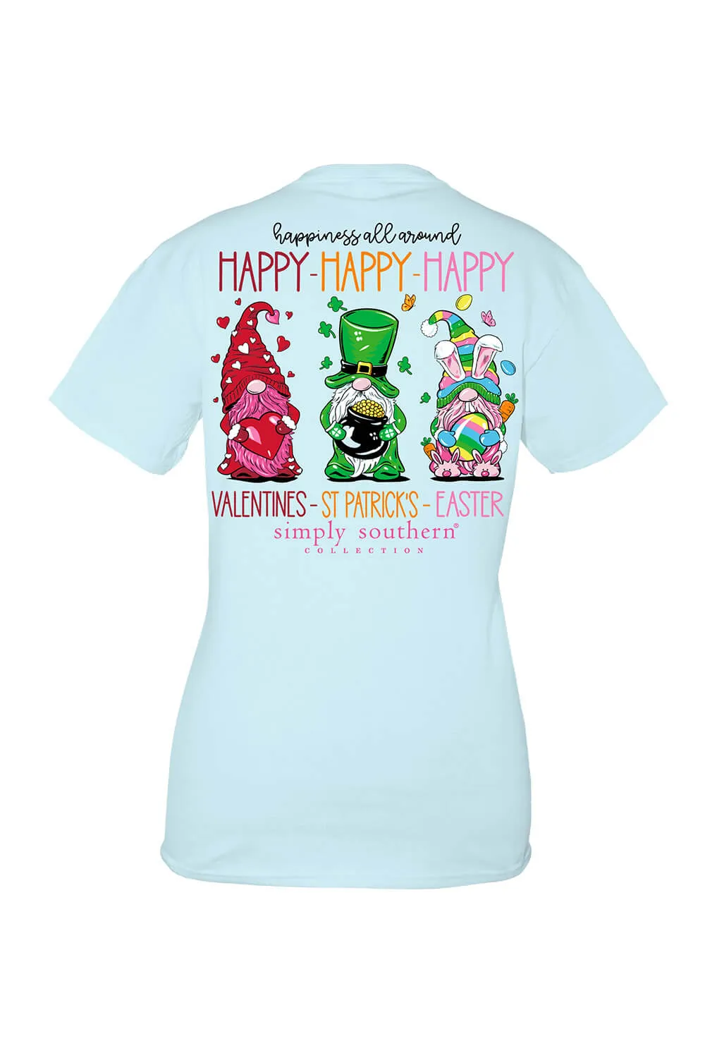 Simply Southern Plus Size Happy Everything T-Shirt for Women in Blue | EXT-SS-HAPPY-ICE sold by Glik’s