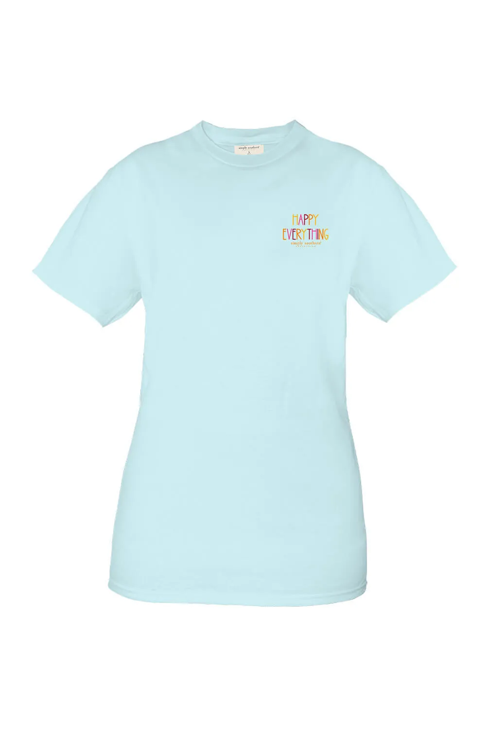 Simply Southern Plus Size Happy Everything T-Shirt for Women in Blue | EXT-SS-HAPPY-ICE sold by Glik’s product image thumbnail 2