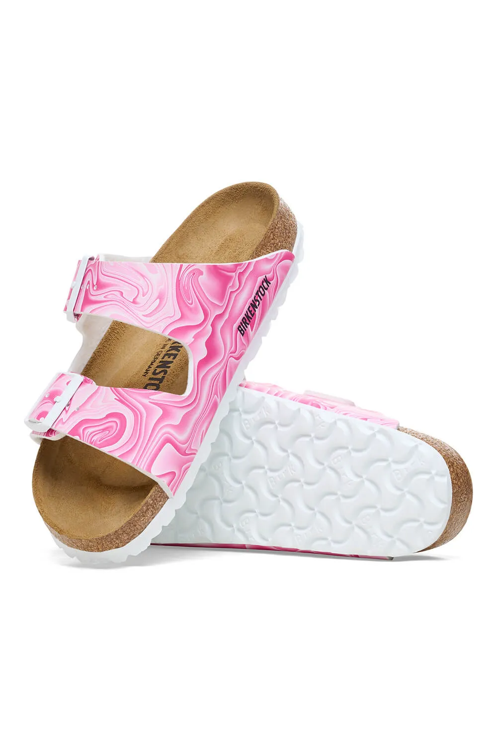 Birkenstock Arizona Birko-Flor Sandals for Women in Fuchsia Tulip | 1026548 sold by Glik’s product image thumbnail 3