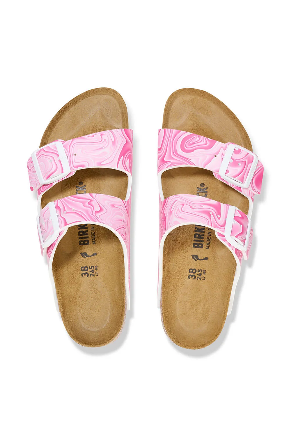 Birkenstock Arizona Birko-Flor Sandals for Women in Fuchsia Tulip | 1026548 sold by Glik’s product image thumbnail 4