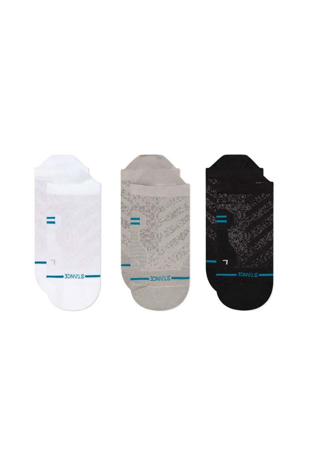 Stance Run Light 3 Pack Tab Socks for Men in Multi | A248A23FLX-MUL sold by Glik’s