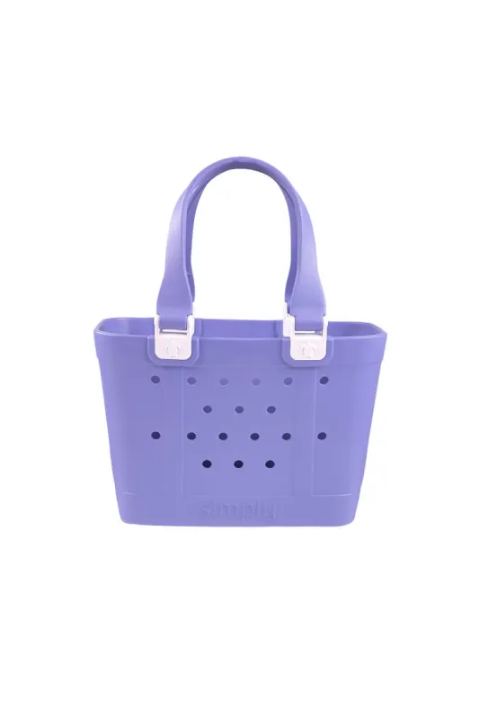Simply Southern Mini Waterproof Tote Bag in Iris | PP-0123-SIMPLYTOTE-MIN-IRIS sold by Glik’s