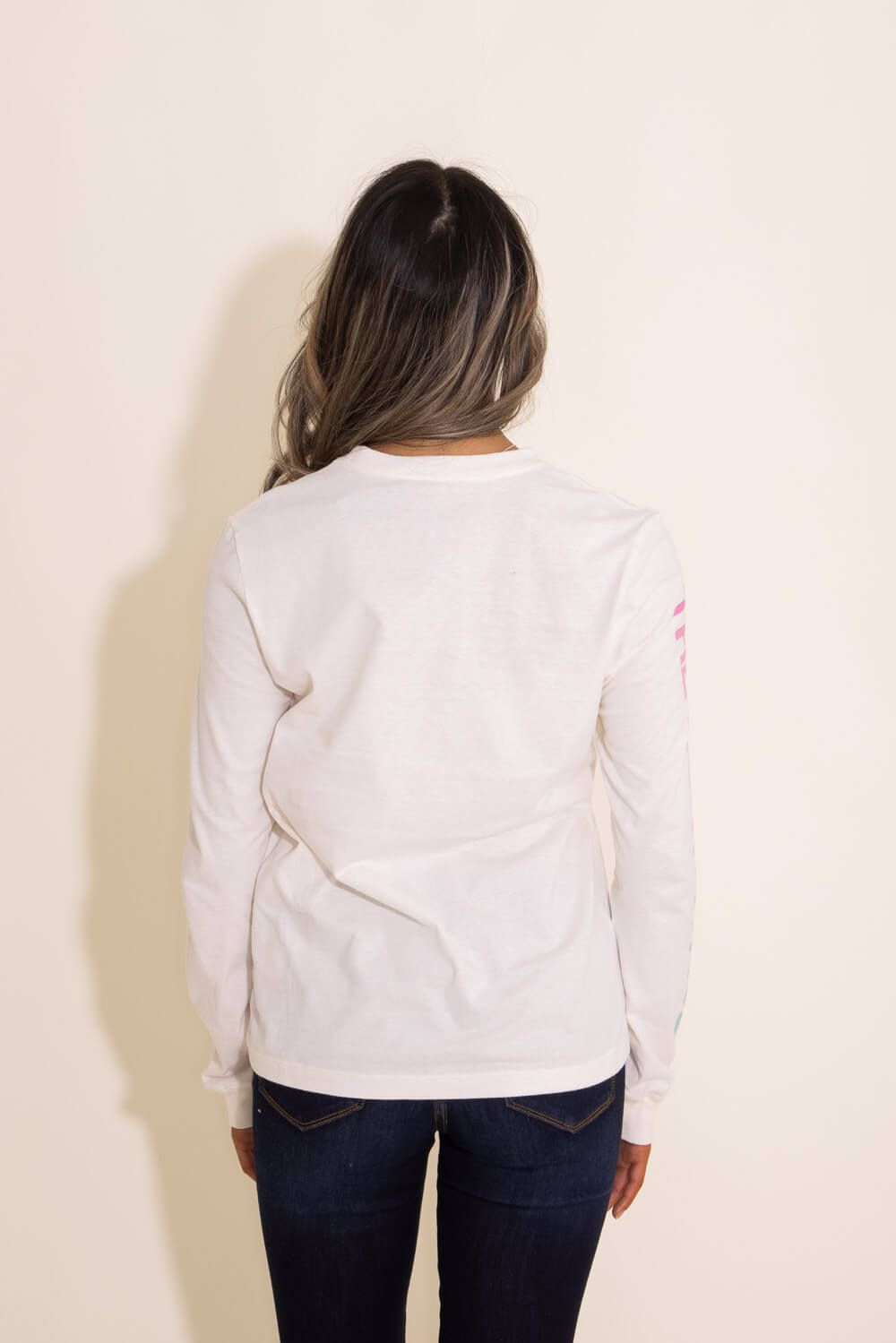 The North Face Long Sleeve Brand Proud T-Shirt for Women in White | NF0A4N7P-94J sold by Glik’s product image thumbnail 4