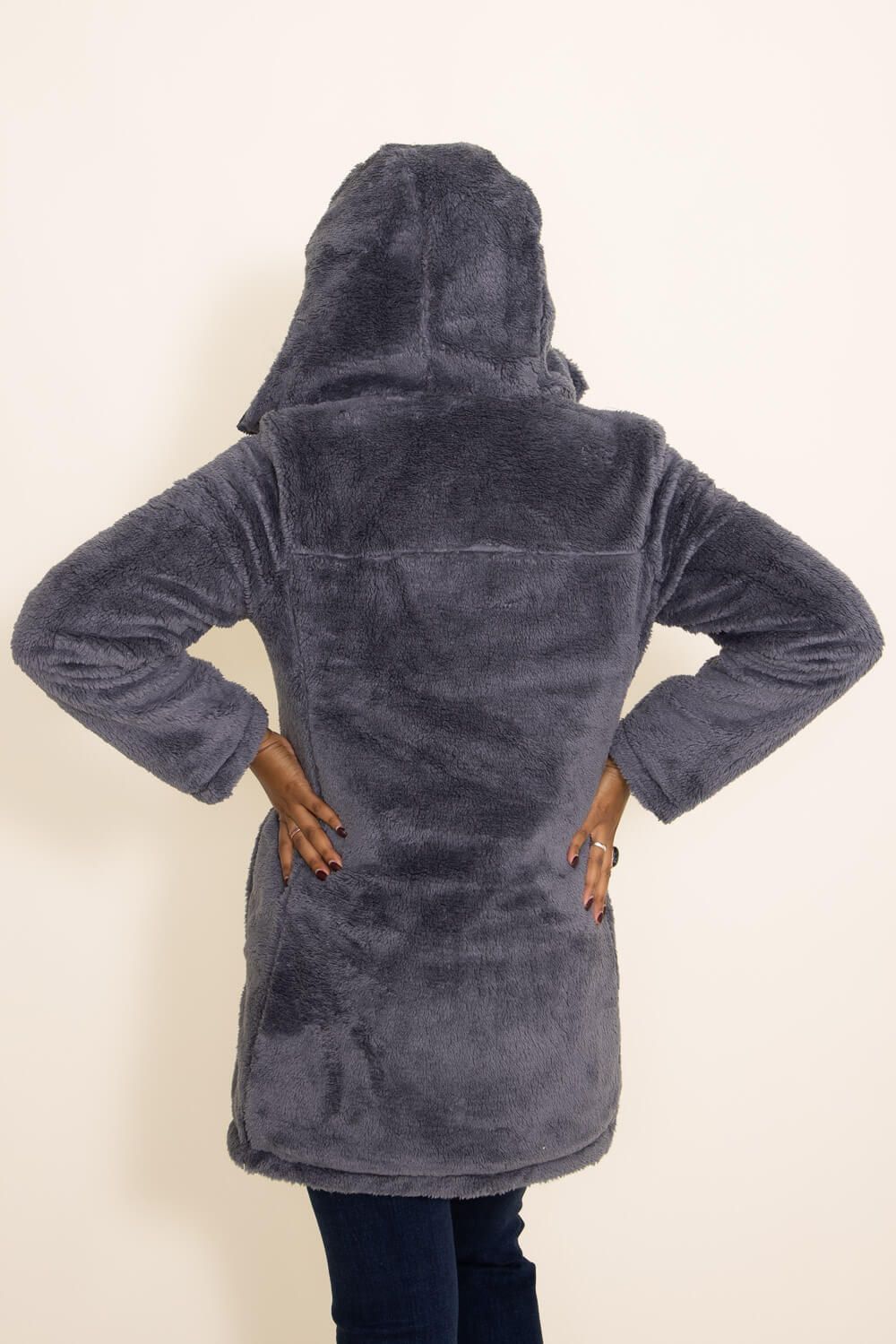 The North Face Mossbud Insulated Reversible Parka Coat for Women in Grey | NF0A4R39-174 sold by Glik’s product image thumbnail 4