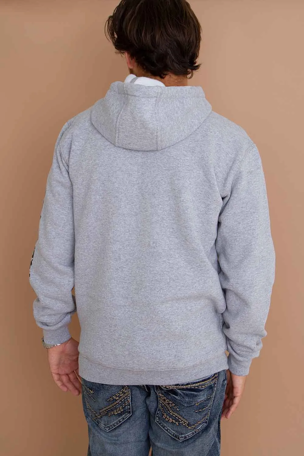 Carhartt Logo Sleeve Graphic Hoodie for Men in Heather Grey | K288-E20 sold by Glik’s product image thumbnail 3