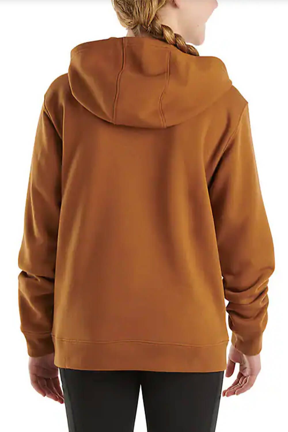 Carhartt Youth Graphic Hoodie for Girls in Brown | CA9983-D15-CBRN sold by Glik’s product image thumbnail 2