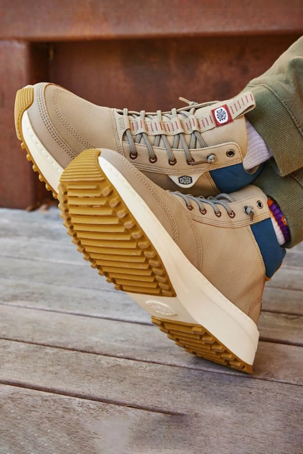 HEYDUDE Men’s Tahoe Classic Boots in Taupe Grey | 42059-1QQ sold by Glik’s product image thumbnail 2