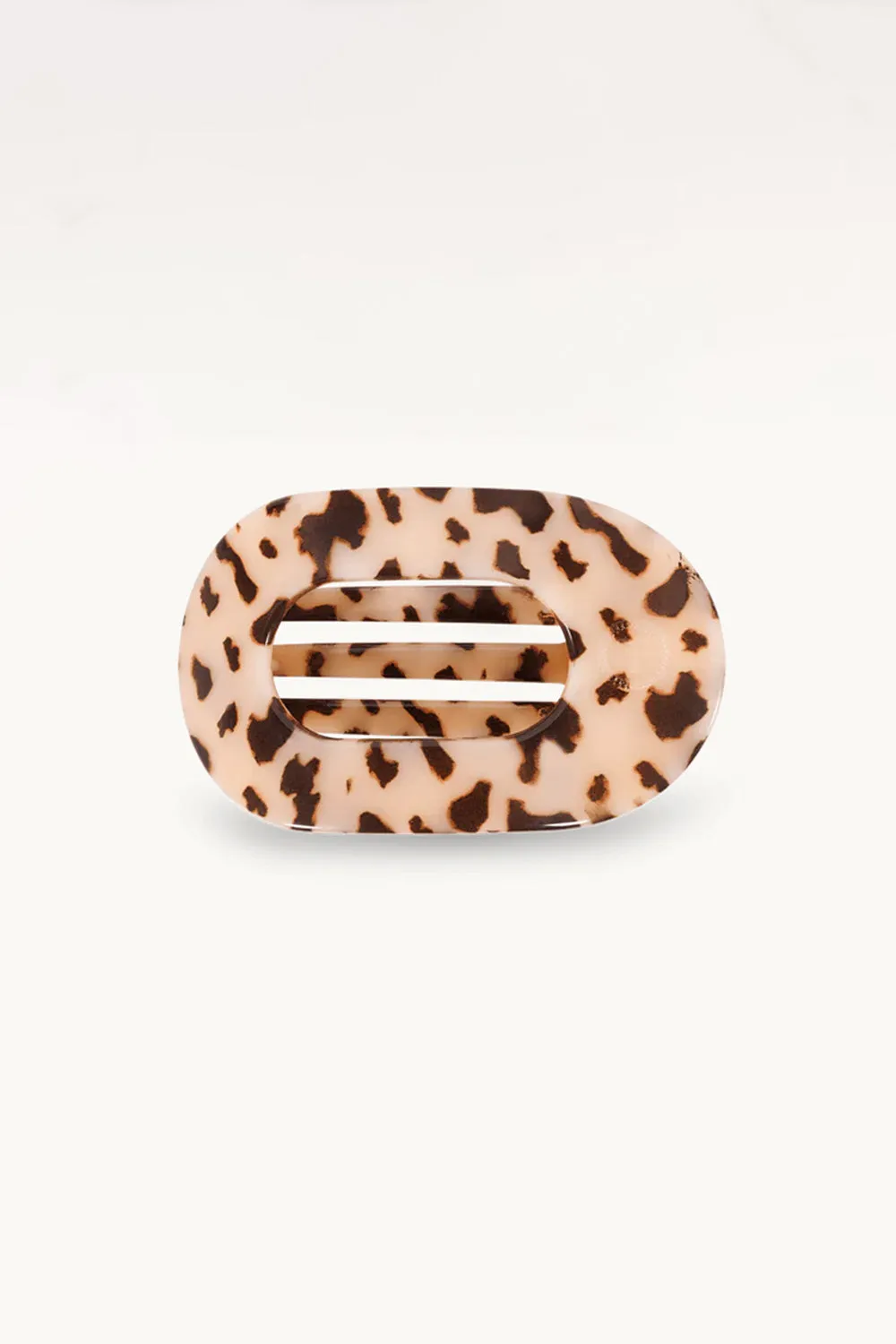 Teleties Small Flat Round Hair Clip in Blonde Tortoise | TT-FCS01-023 sold by Glik’s