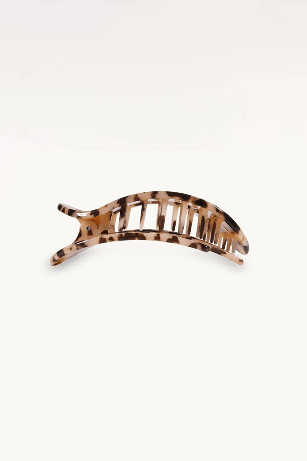 Teleties Small Flat Round Hair Clip in Blonde Tortoise | TT-FCS01-023 sold by Glik’s product image thumbnail 3