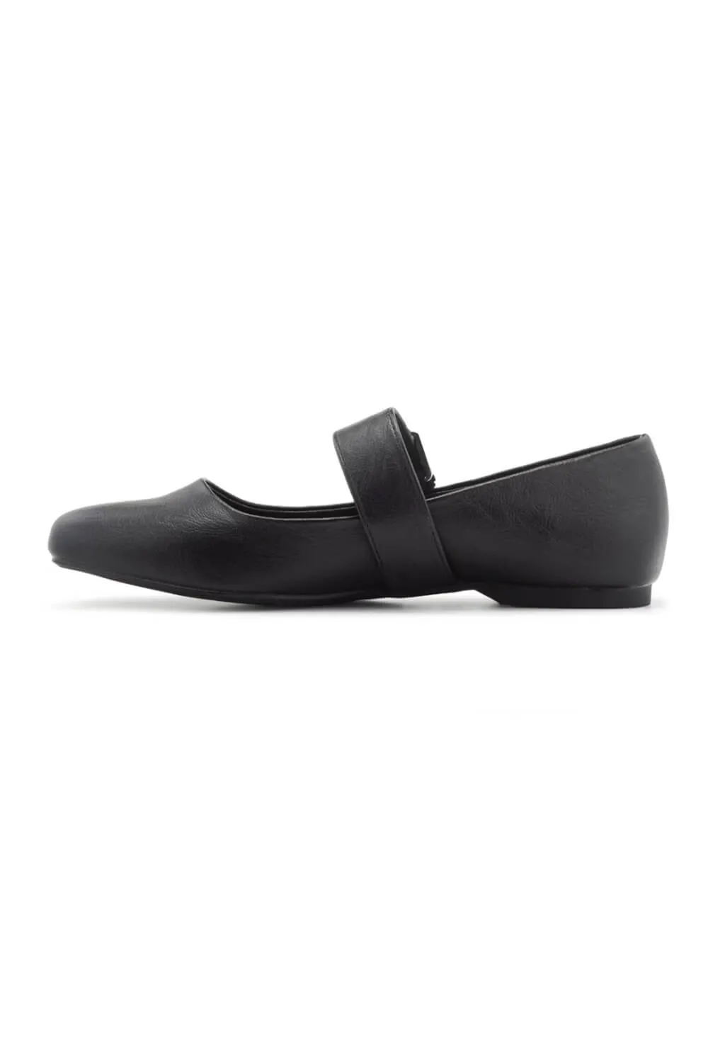 DV Dolce Vita Mellie Buckle Flats for Women in Black | MELLIE-BLACK sold by Glik’s product image thumbnail 4