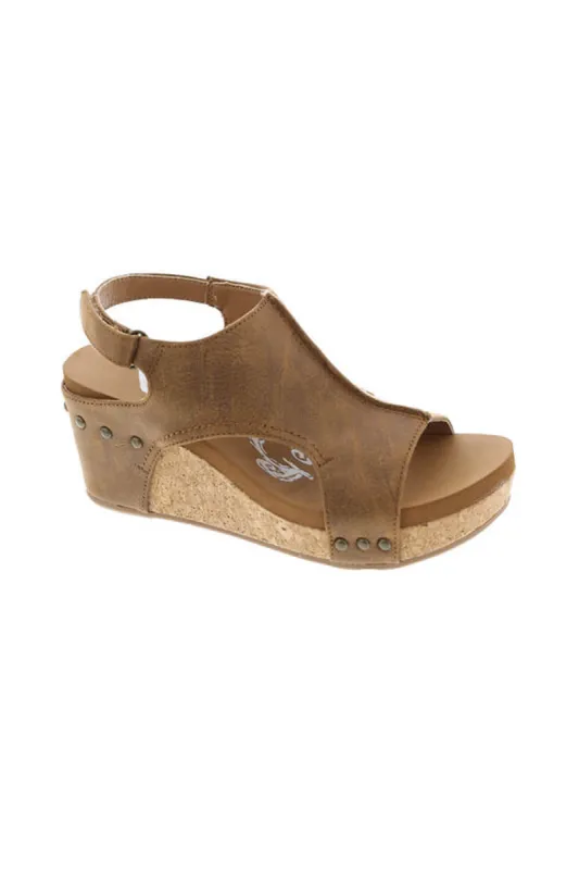 Very G Isabella Wedge Heels for Women in Tan | ISABELLA-TAN sold by Glik’s