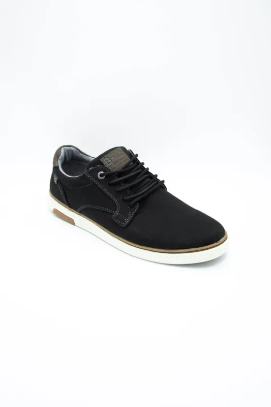 B52 by Bullboxer Casual Sneakers for Men in Black | 940-X2-8036A-TBKB sold by Glik’s