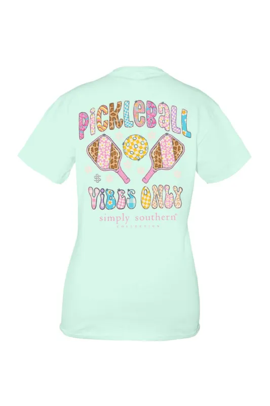 Simply Southern Plus Size Pickleball Vibes T-Shirt for Women in Breeze Blue | EXT-SS-PICKLEBALL-BREEZE sold by Glik’s